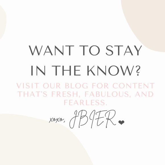 Get in the Know!  -- JBIERBOUTIQUE.COM/IN-THE-KNOW - Picture 1 of 1
